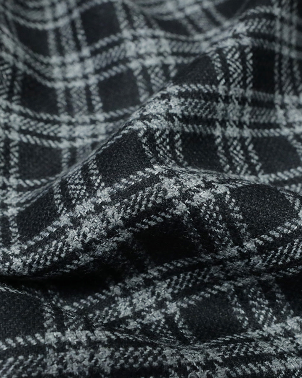 CHECKS WOOLEN TWEED FABRIC ( WIDTH 54 INCHES )