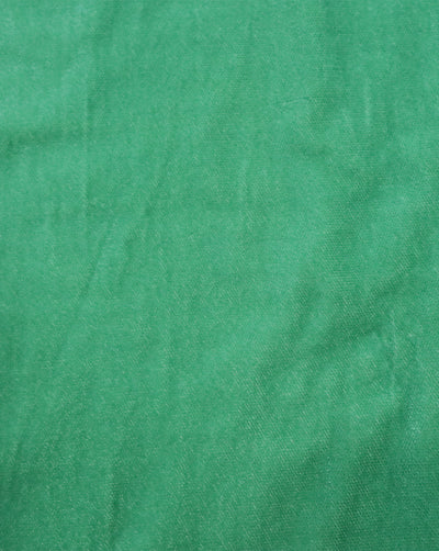 GREEN PLAIN POLYESTER MICRO VELVET FABRIC ( WIDTH 58 INCHES )